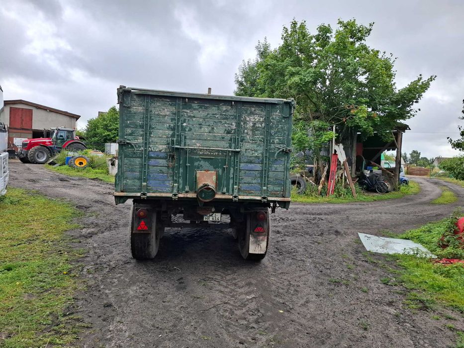 przyczepa wywrotka tandem 3 stronna 2 osie 10ton.