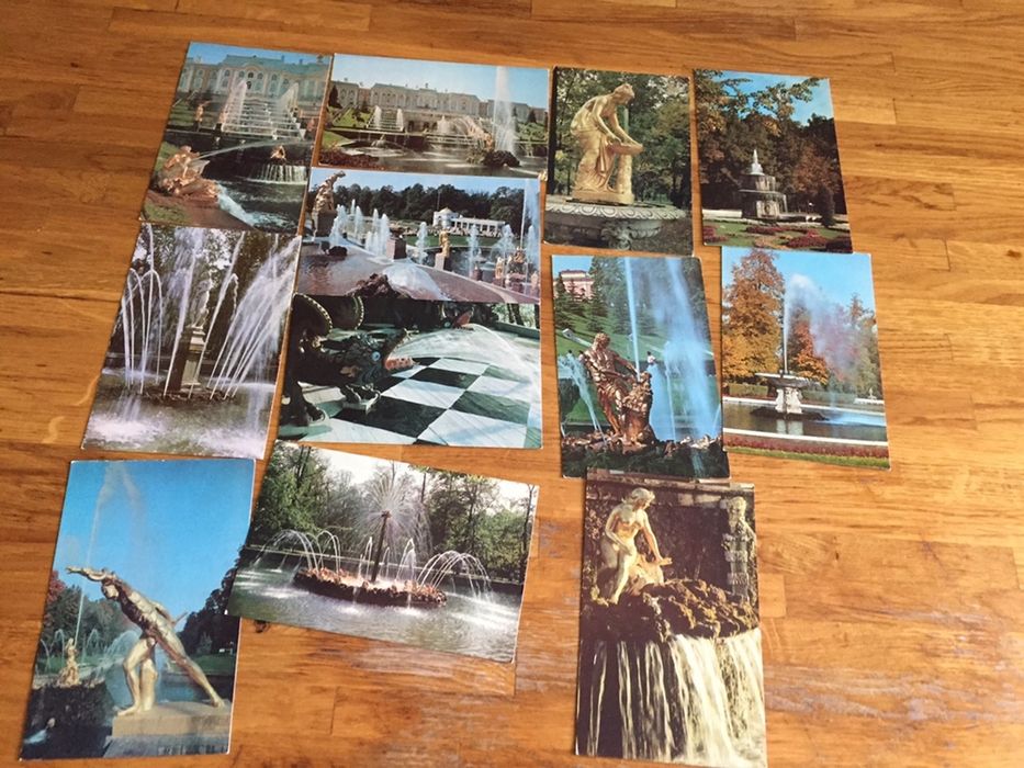 Открытки ссср дворцов и репродукции картин