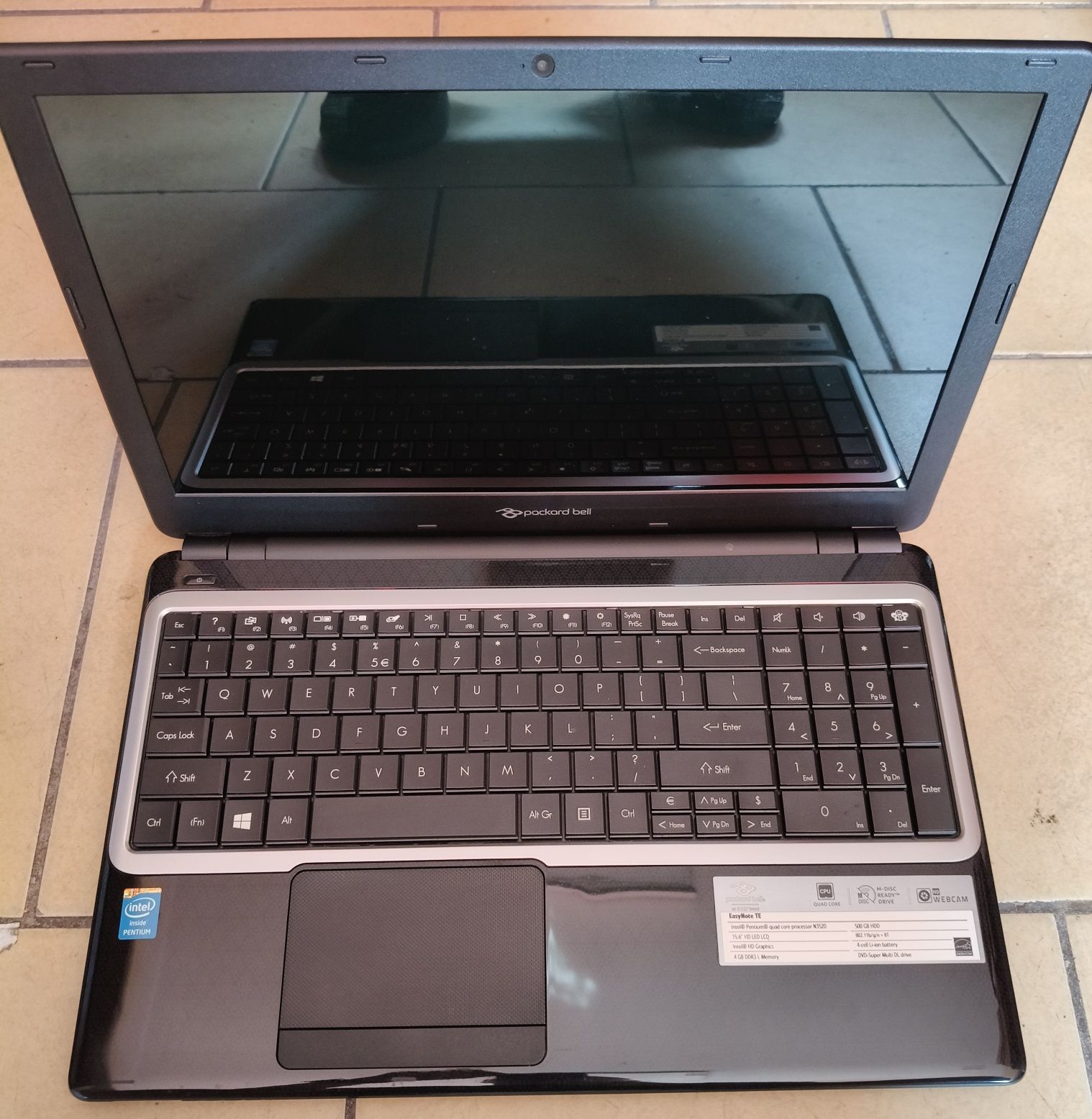 Laptop Packard Bell Easynote TE