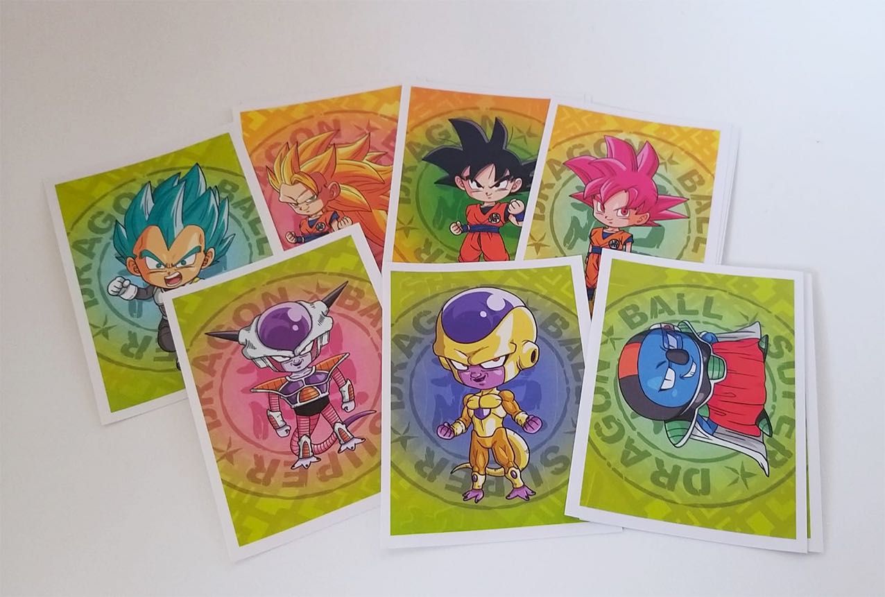 Cromos Caderneta - Dragon Ball Super - Panini