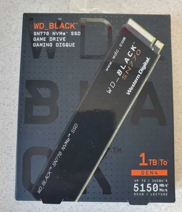 WD Black SN770 NVMe 1Tb.