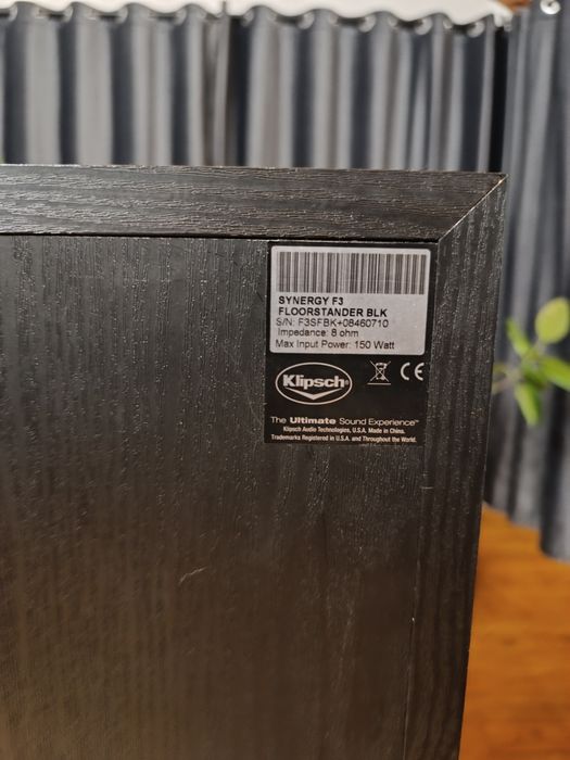 Kolumny Klipsch Synergy F3, sprawne i zadbane