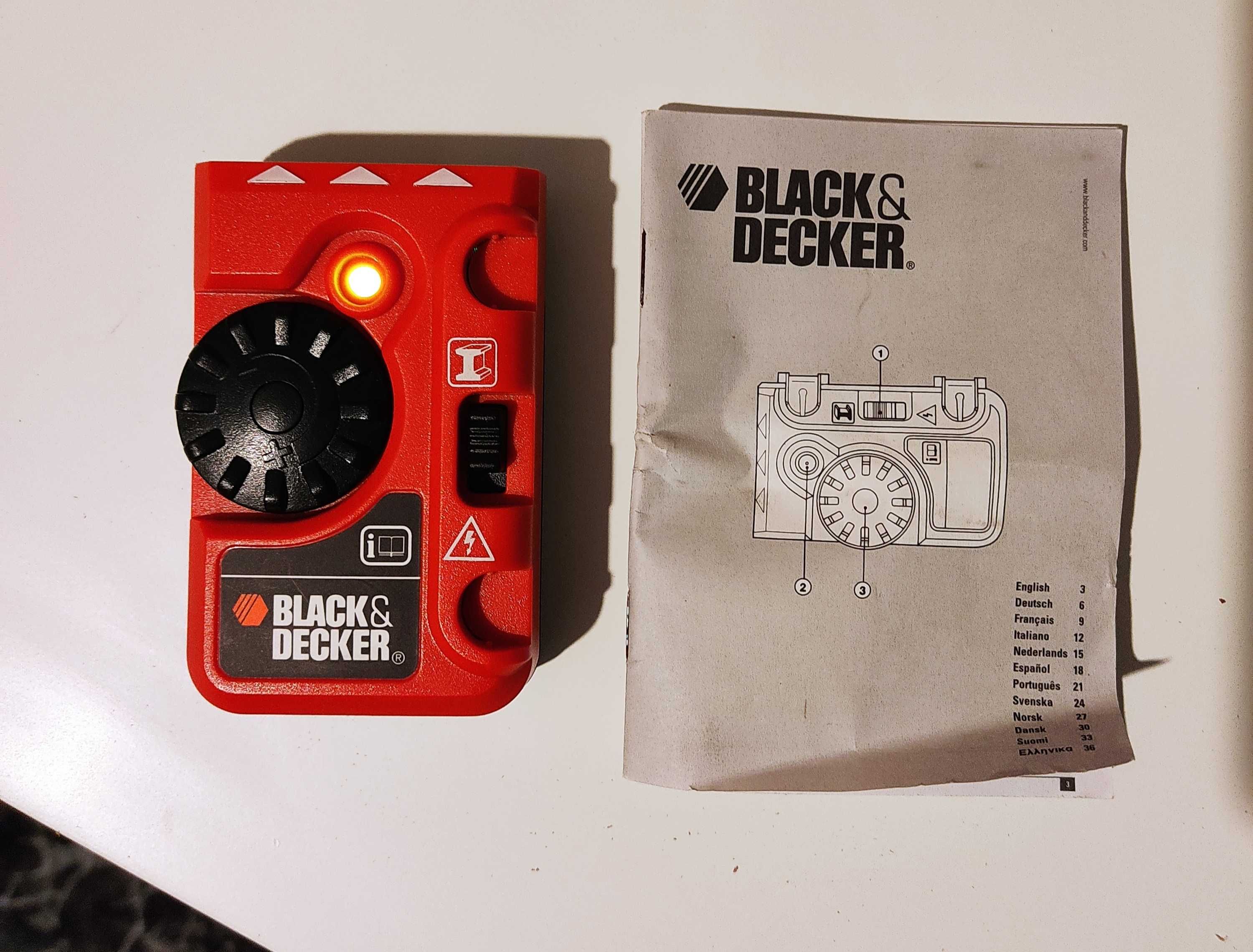 Detector manual de Metais e Fios Eléctricos Black & Decker