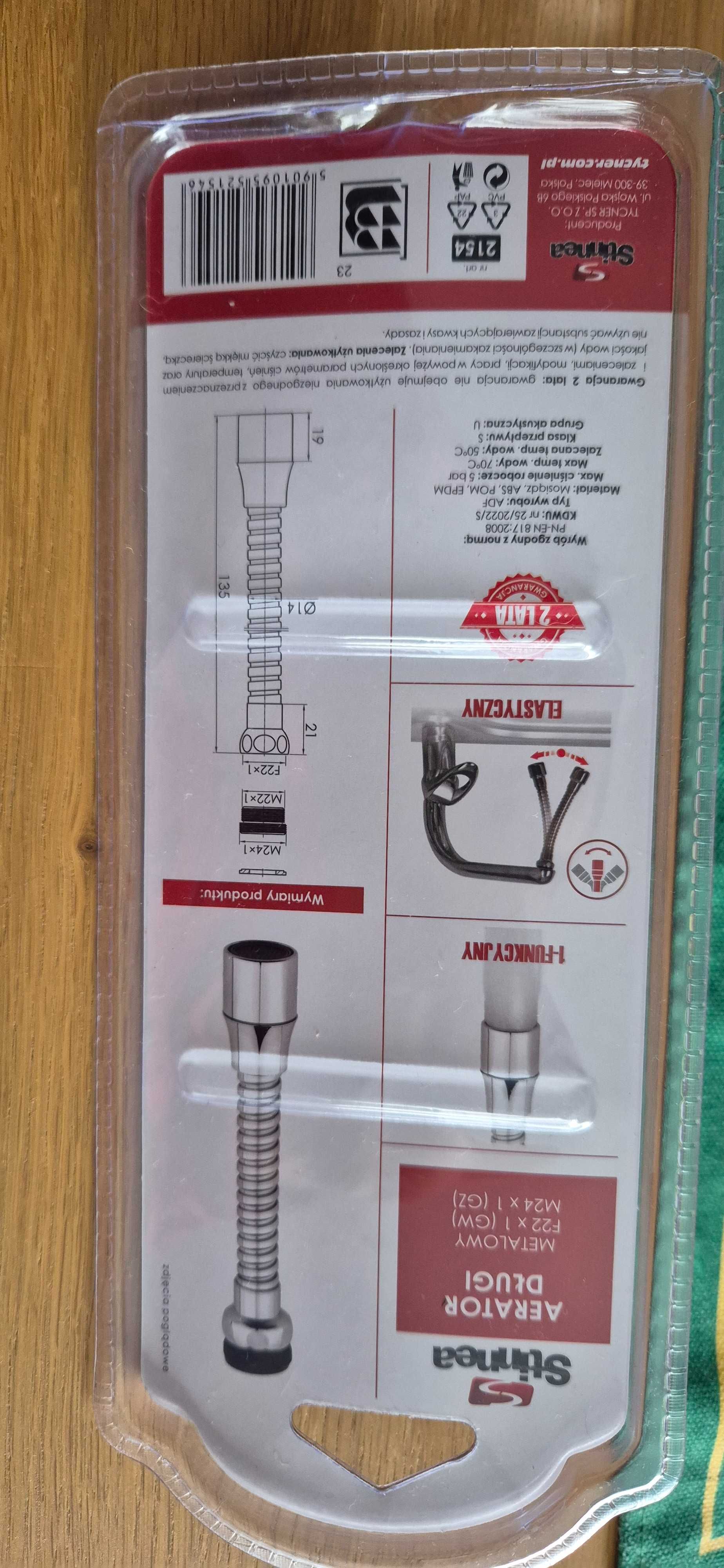 Areator wężyka do kranu