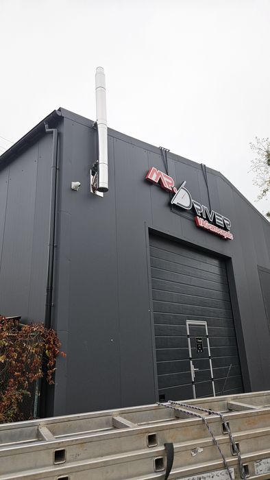 Установка вентиляційної труби природньої вентиляції