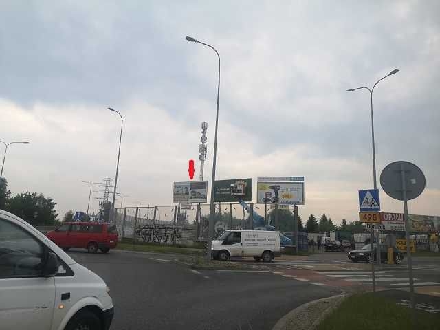 Rondo Atrakcyjna Tablica reklamowa, baner Grudziadz McDonald's i lidl