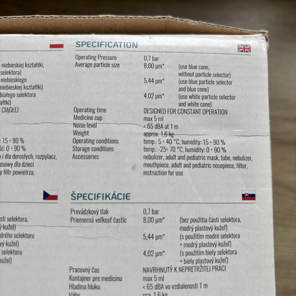 Inhalator kompresowy tlokowy Diagnostic