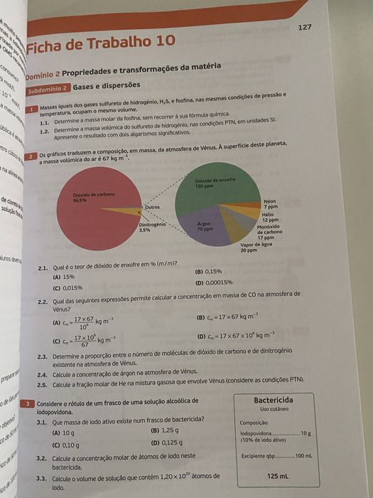 Livro Fisica e Quimica 10 ano