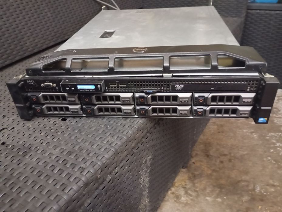Servidor em rack quad-core Dell PowerEdge R510 2x Xeon E5620 2.4Ghz