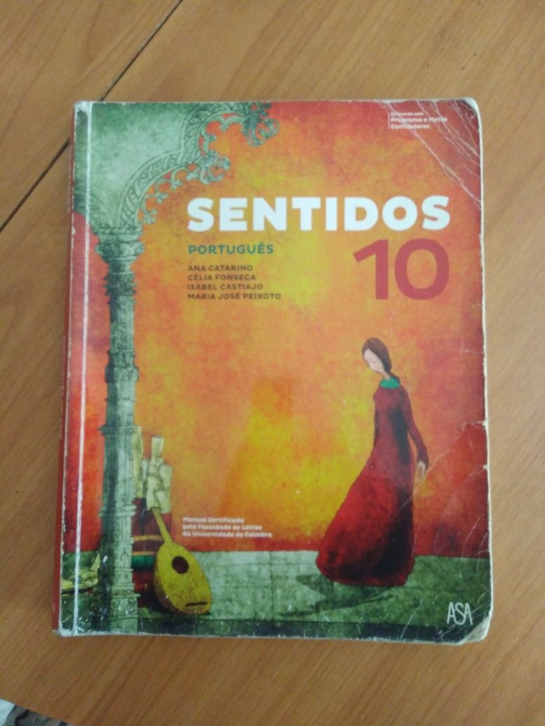 Livro de português sentidos 10 ano