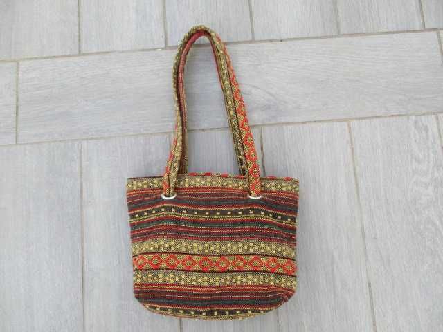 Mala étnica 28x20 cm, com alça