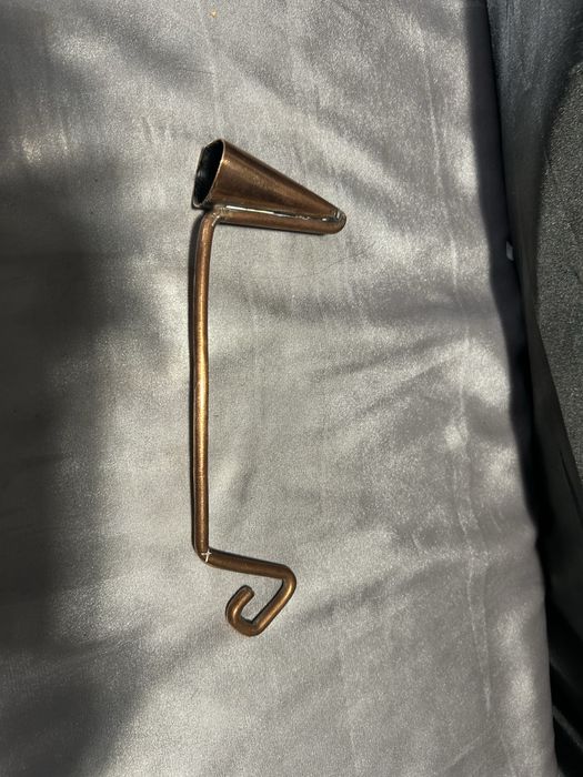 Miedziany gasior do świec – klasyczna forma – vintage