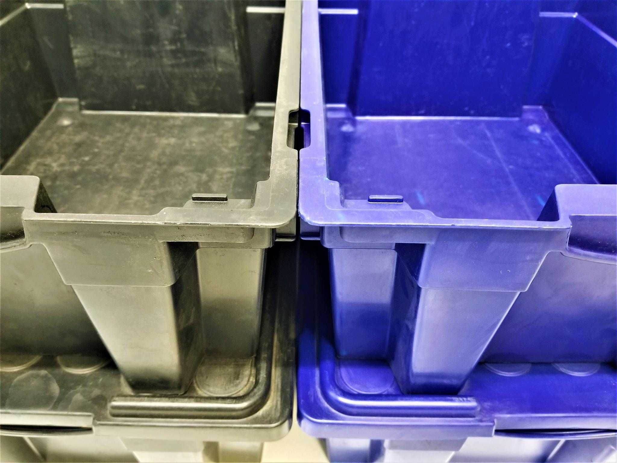 Pojemnik Magazynowy Transportowy Kuweta Kosz Skrzynka z Pokrywą