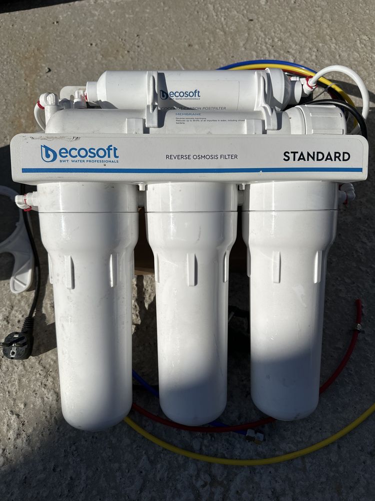 Фільтр зворотнього осмосу з помпою Ecosoft Standard