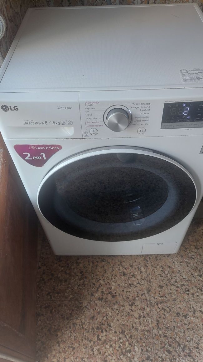 Maquina de lavar e secar,  lg
