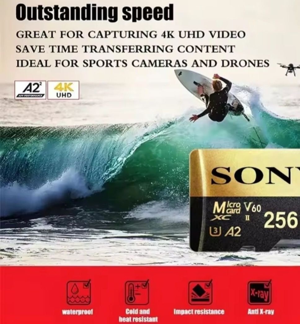 Micro SD  256Gb,512Gb,1Tb.NEW с адаптером