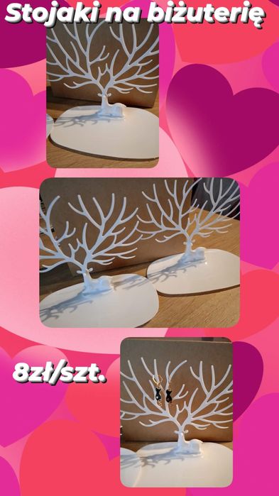 Stojaki na biżuterię