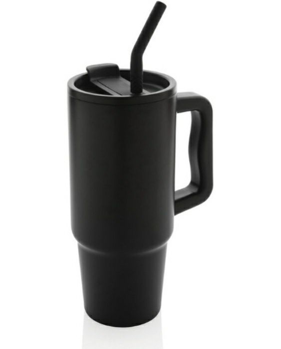 Kubek termiczny z rurką zamykany 900 ml