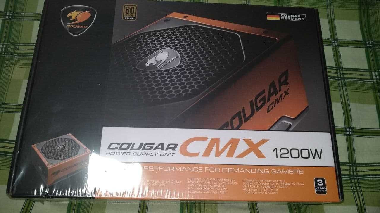 Блок питания Cougar CMX 1200 Вт 80 PLUS Bronze