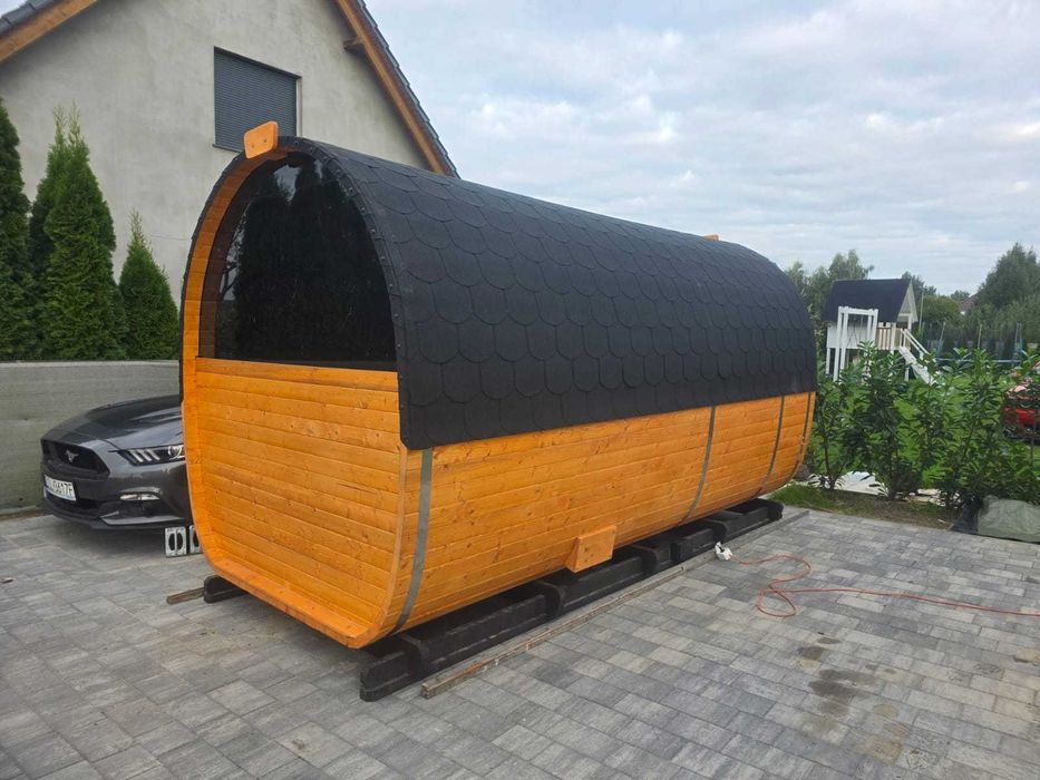 sauna sucha pół panorama