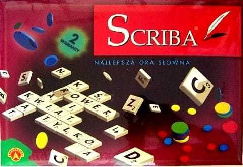 Scrabble Scriba gra planszowa Nowe gry folia