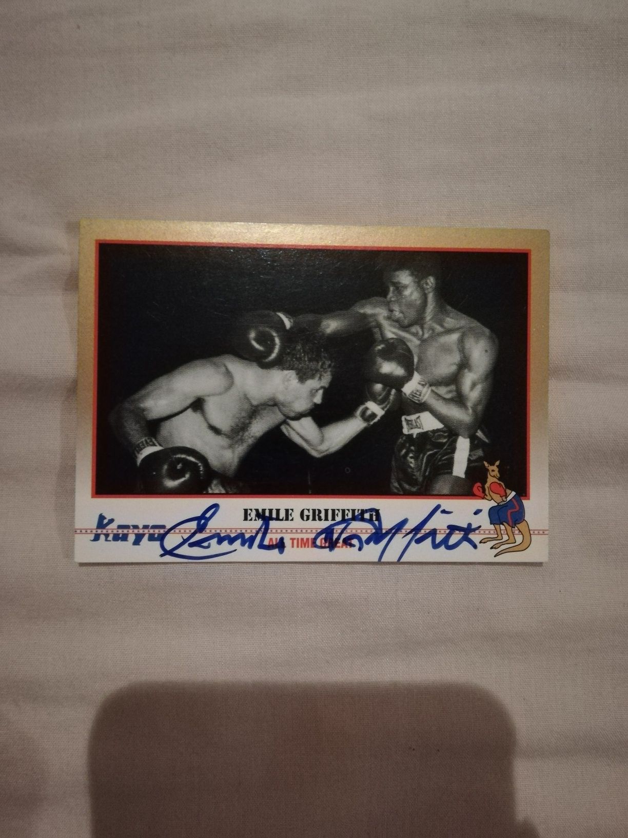 Fotografias autografadas por lendas do boxe mundial (portes grátis)