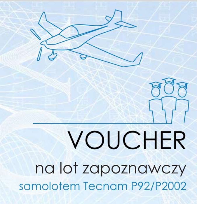 Voucher lot zapoznawczy samolotem Tecnam Katowice Muchowiec