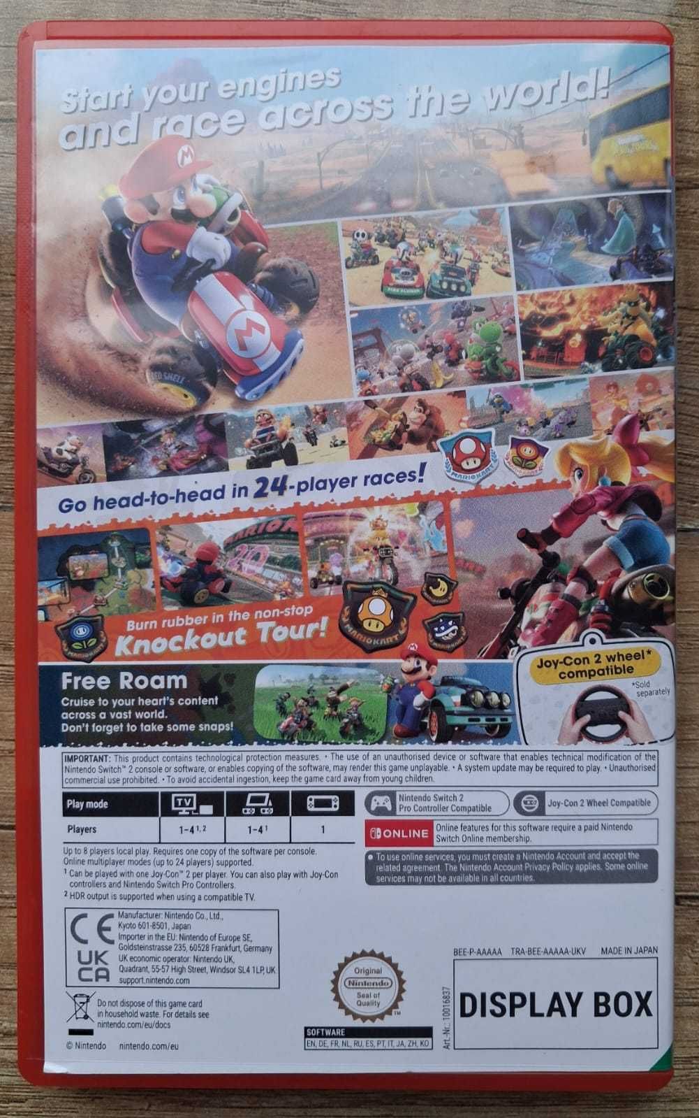 PUDEŁKO BOX do Mario Kart World Nintendo Switch 2