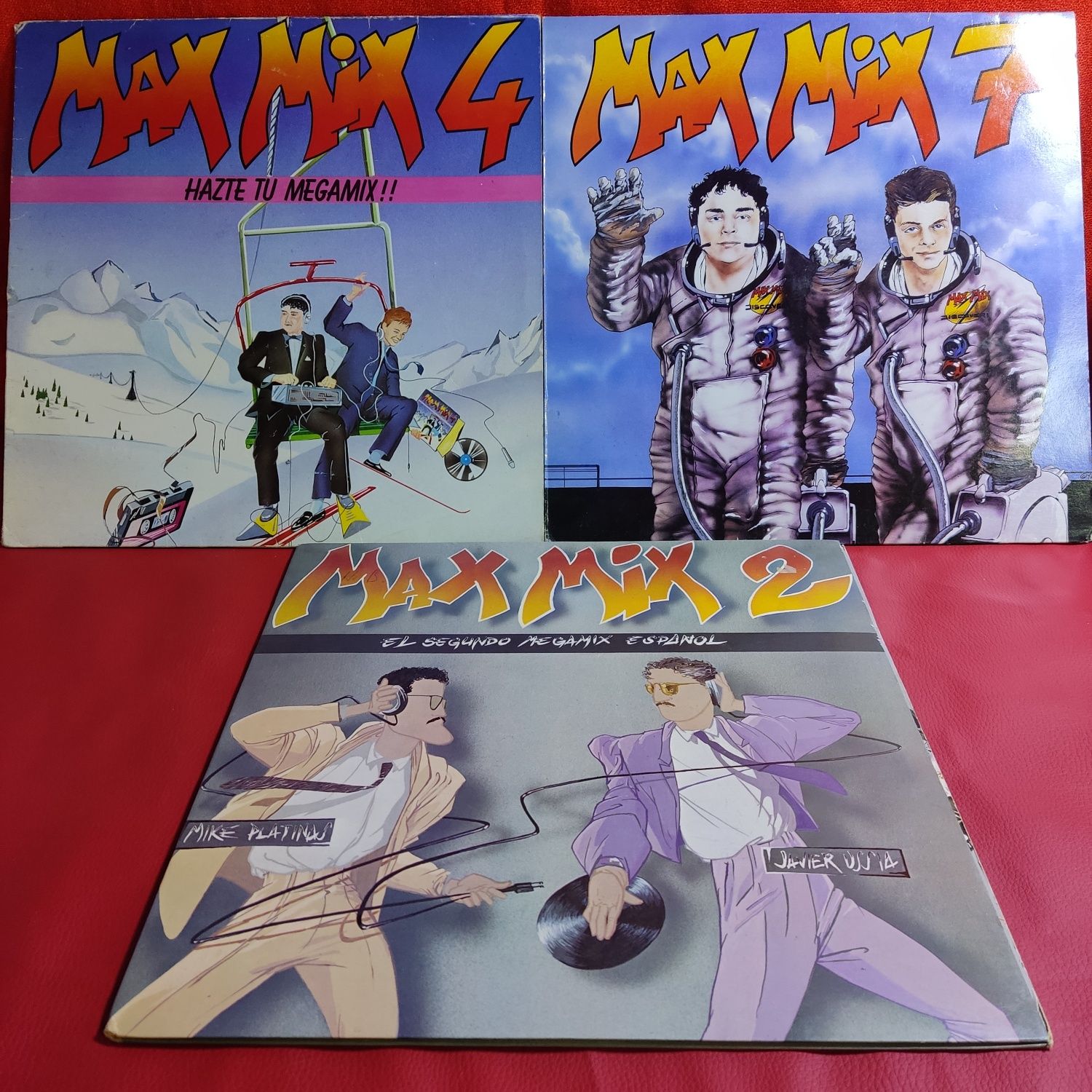 Max Mix 2,,4,,7,, Вінілові платівки.1985/86/88.Італо-диско 80x.
