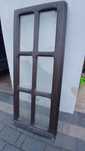 Okno drewniane retro lustro DIY