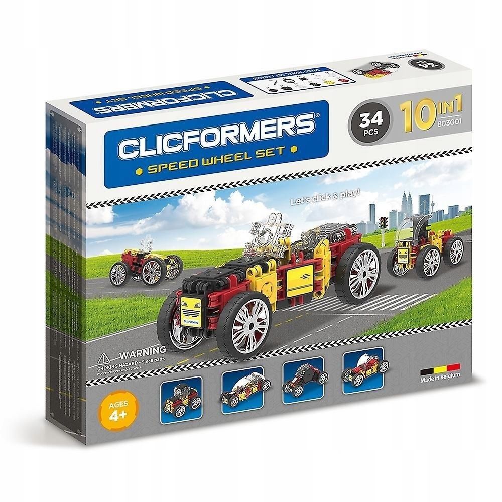 Klocki Clicformers Speed Wheel 34 El., Pro Kids