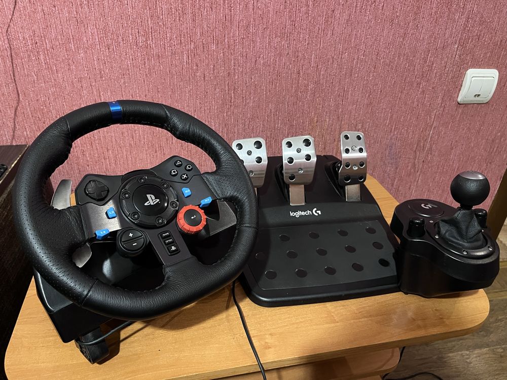 Руль Logitech g29 + КПП