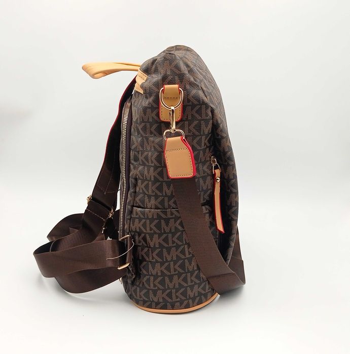 Plecak damski skórzany MKL ciemny