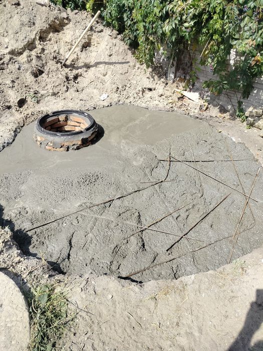 Сливная яма, септик, дренаж, копка, траншея