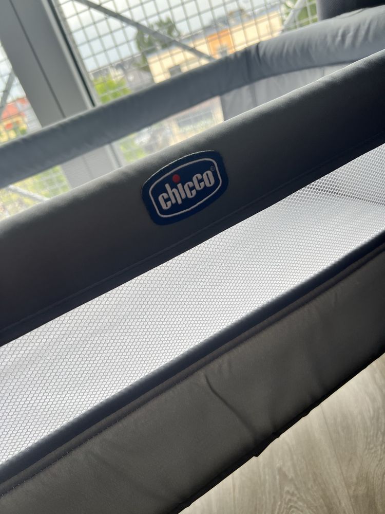 łóżeczko dostawne chicco next2me essential stone re_lux