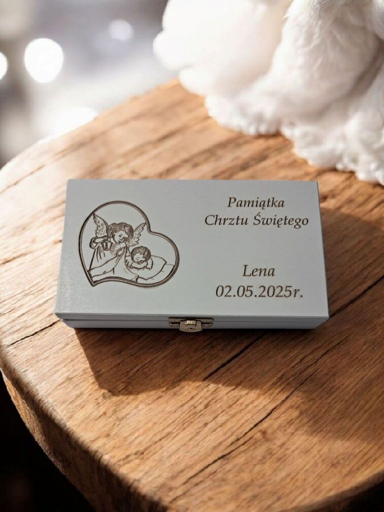 Pudełko na Chrzest Święty prezent