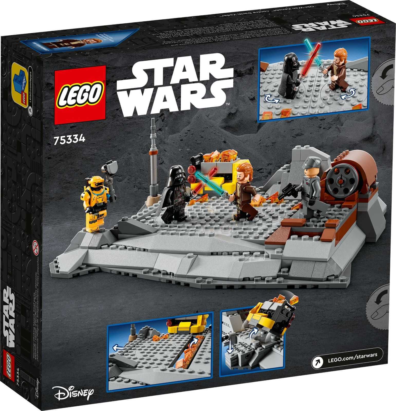 LEGO 75334 Star Wars Obi-Wan Kenobi kontra Darth Vader
