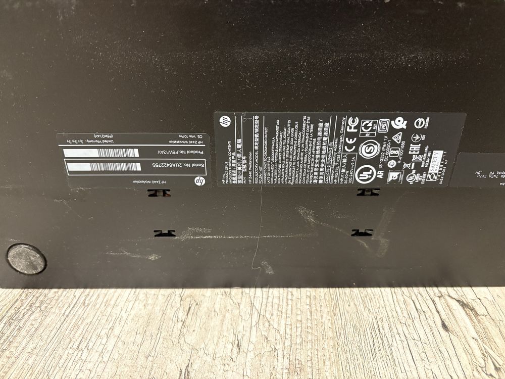 ПК рабочая станция HP Z440 E5-1650 v3/16gb DDR4/512Gbb SSD/AMD W7100