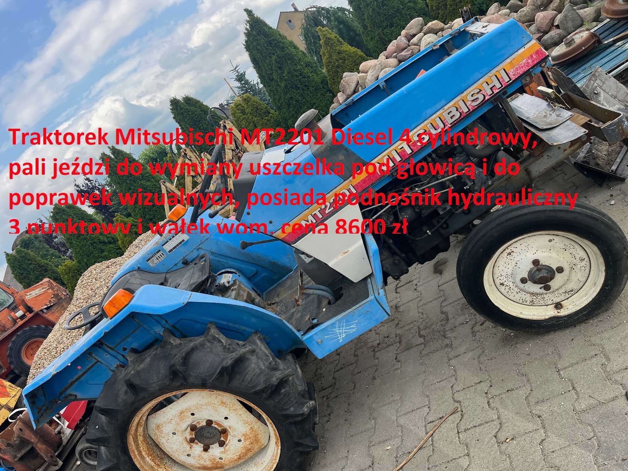 Mini traktorek Mitsubishi MD2000