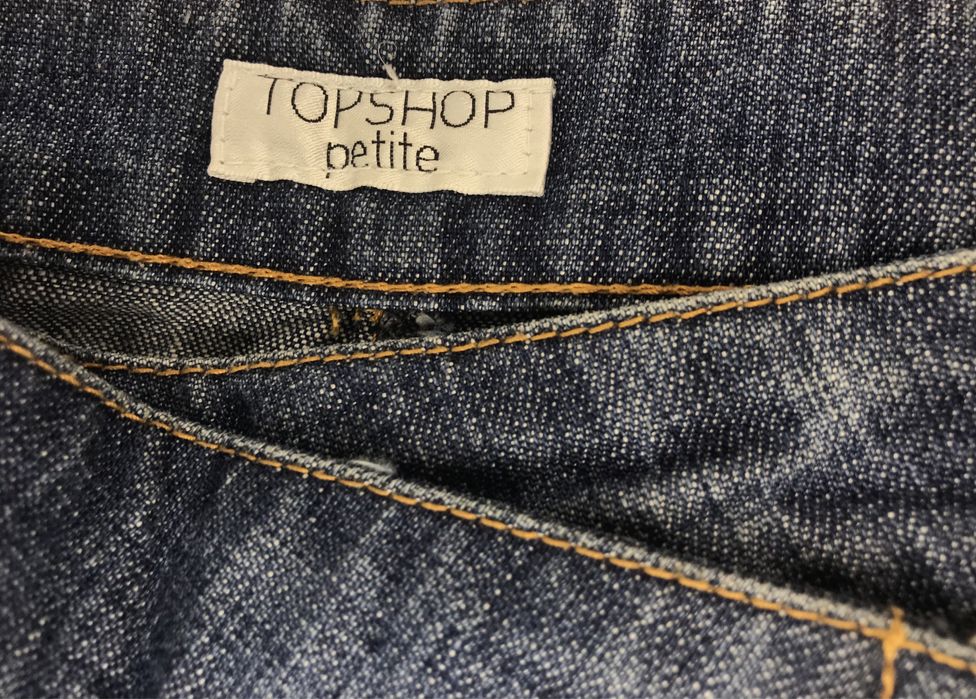 Джинсова міні спідничка