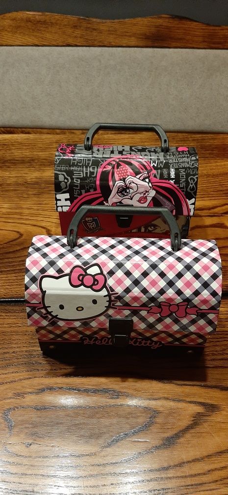 2 kuferki dla dziewczynki