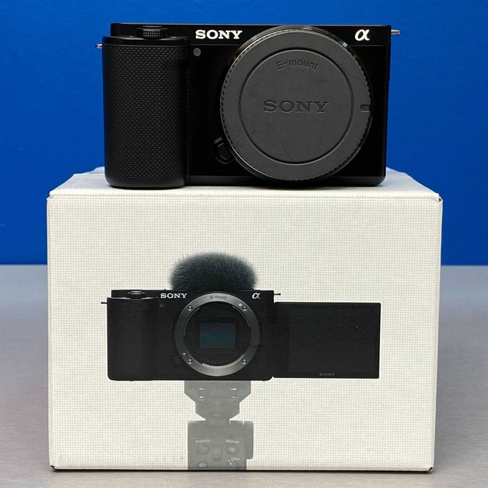 Sony ZV-E10 (Corpo) - 24.2MP - 3 ANOS DE GARANTIA