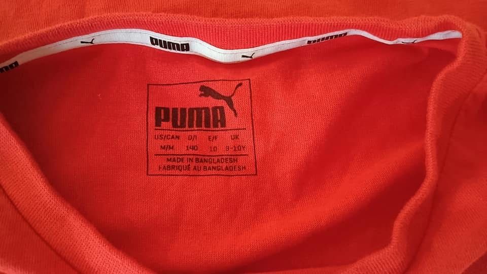 Camisola nova de menina da Puma