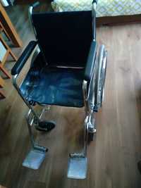 wózek inwalidzki składany niebieski