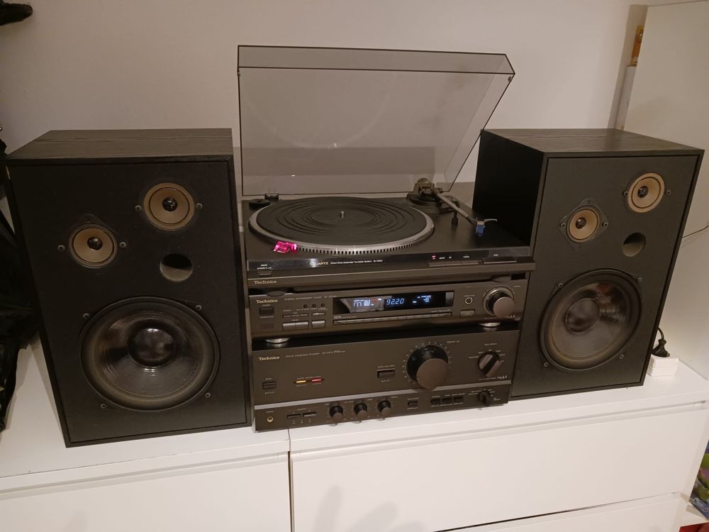 Technics zestaw 3 elementów + głośniki Pilot
