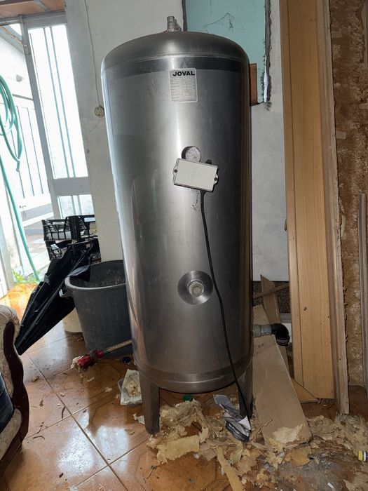 Balão de pressão de agua