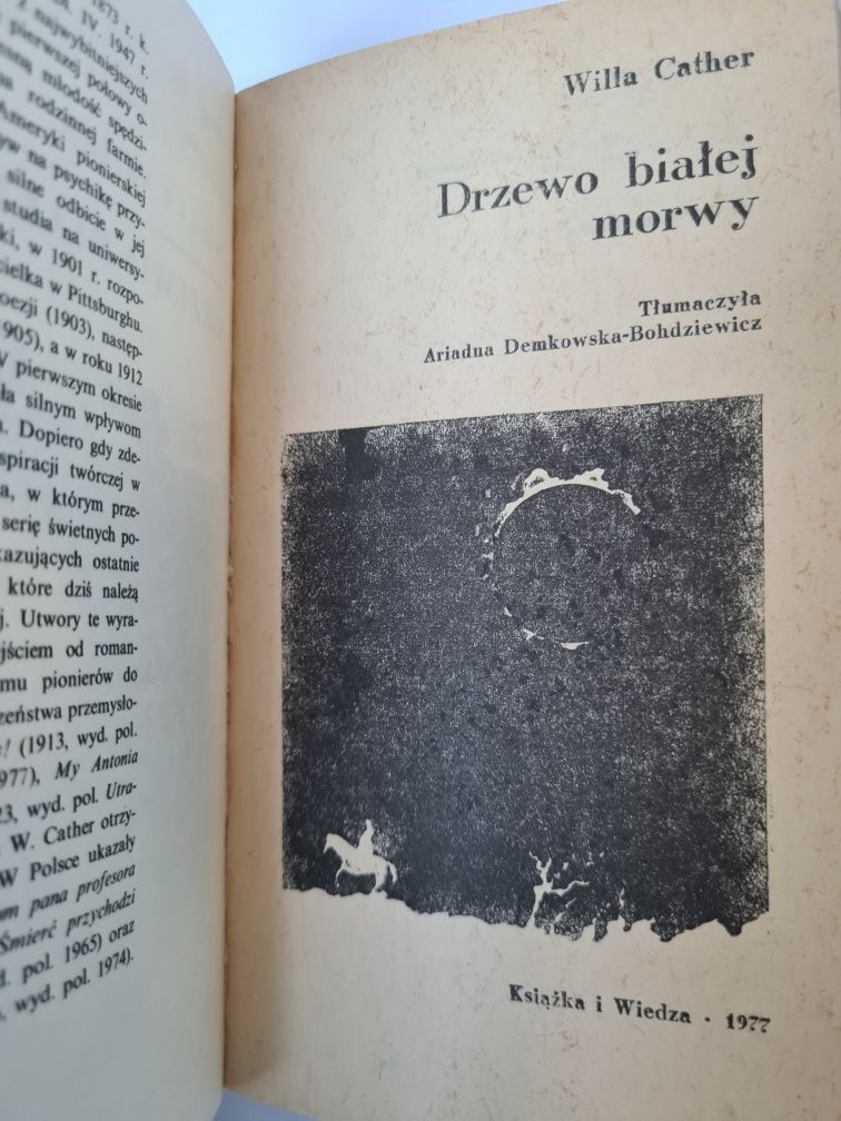 Drzewo białej morwy - Willa Cather