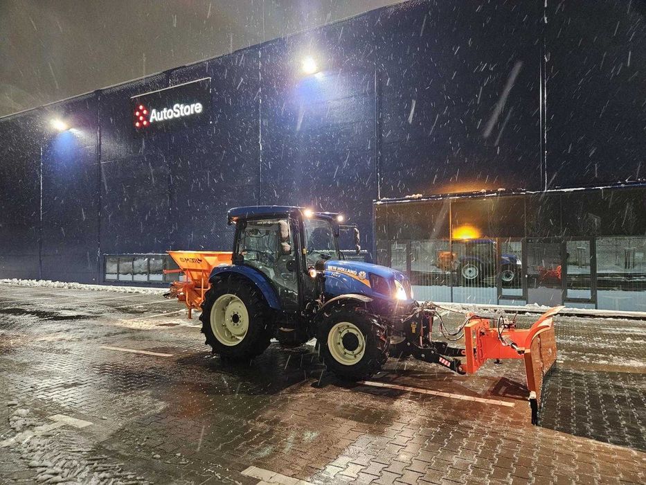 WYNAJEM New Holland T4.75S PLUS pług i piaskarka