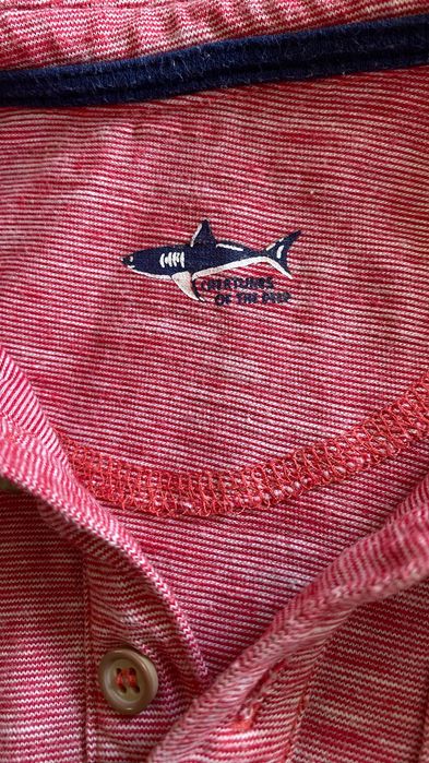 Футболка поло для хлопчика червоного кольору 2-4 роки