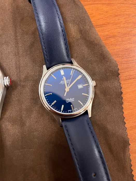 Наручний Годинник Atlantic Blue сапфірове скло/ кварцовий механізм